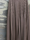 Mutedance 25 Autumn/Winter Waisted Swing Skirt Plant-dyed Highly Handcrafted MD-MD25FW87-sand (MD25FW86)